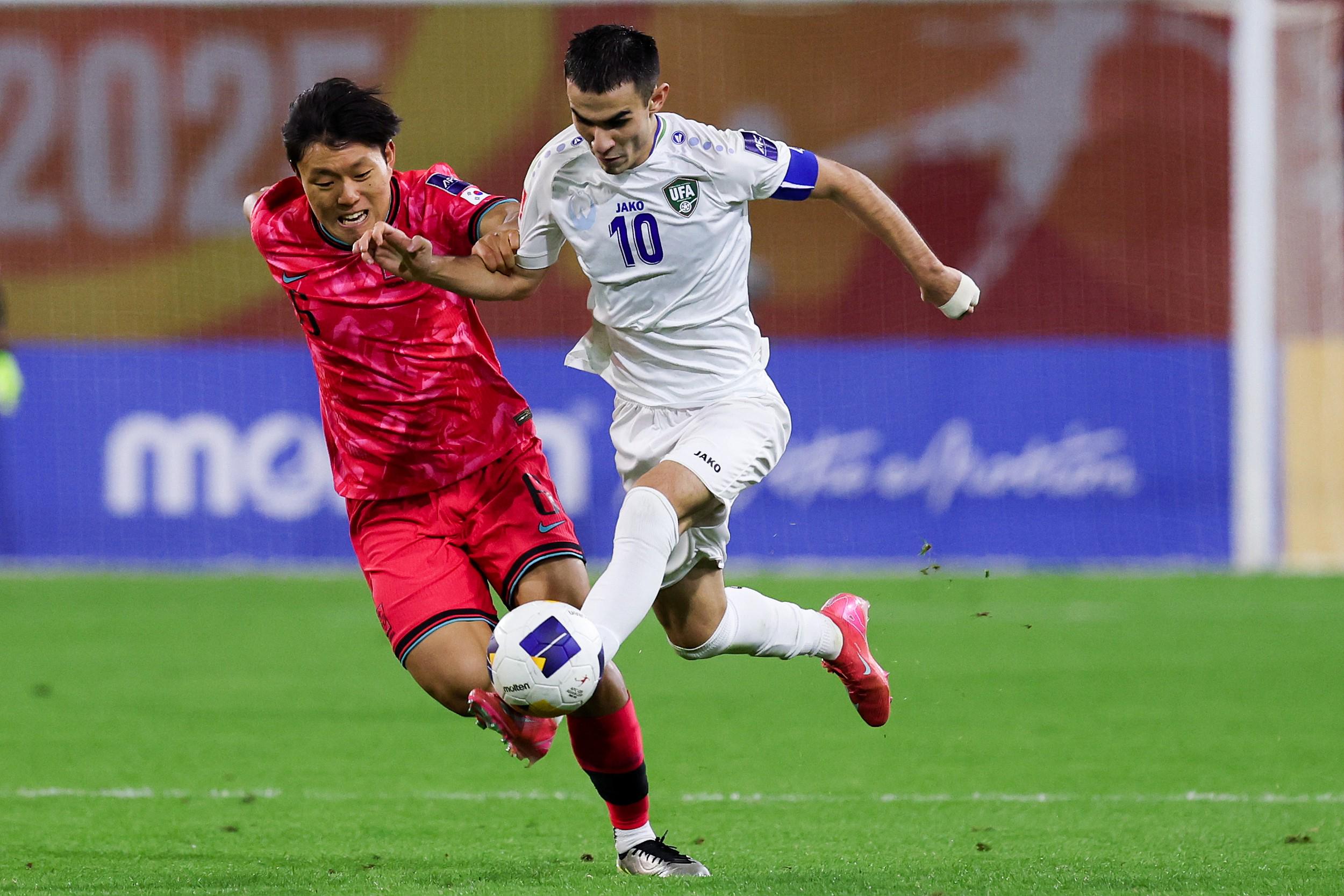 乌兹别克斯坦队战胜约旦队,赢得胜利 乌兹别克斯坦队战胜约旦队,赢得胜利